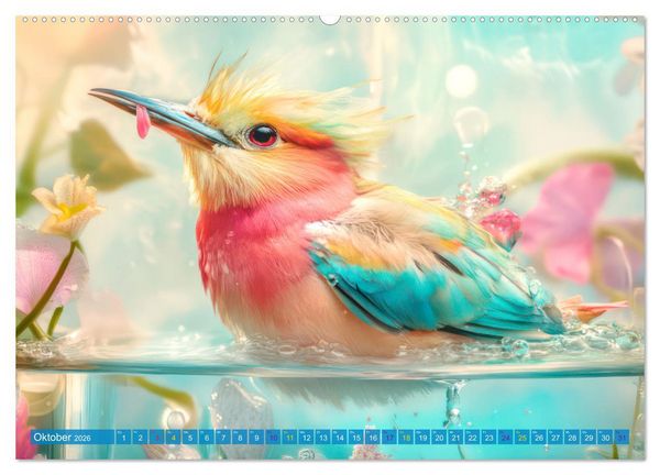 Produktbild: Meditativ und fantasievoll (Wandkalender 2026 DIN A2 quer), CALVENDO Monatskalender