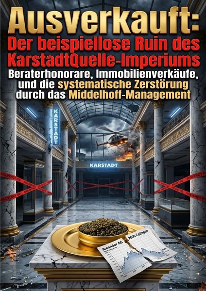 Produktbild: Ausverkauft: Der beispiellose Ruin des KarstadtQuelle-Imperiums
