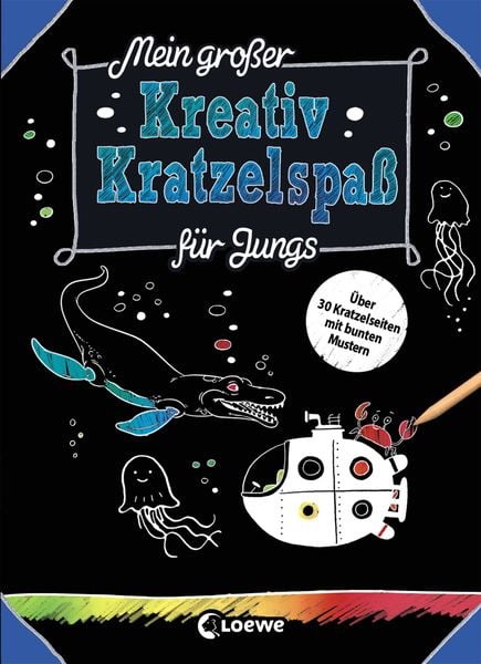 Produktbild: Mein gro&szlig;er Kreativ-Kratzelspa&szlig;: F&uuml;r Jungs
