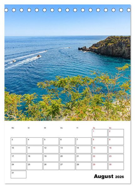 Produktbild: Insel Ponza - Italien (Tischkalender 2026 DIN A5 hoch), CALVENDO Monatskalender