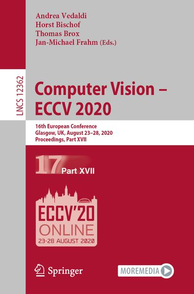 Produktbild: Computer Vision &ndash; ECCV 2020