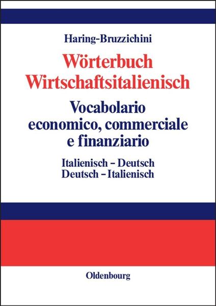 Produktbild: W&ouml;rterbuch Wirtschaftsitalienisch Vocabulario economico, commerciale e finanziario