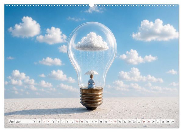 Produktbild: Fantastische Illusionen - Mystischer Kunstkalender (hochwertiger Premium Wandkalender 2027 DIN A2 quer), Kunstdruck in Hochglanz
