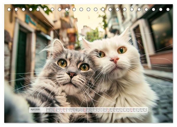 Produktbild: Selfie Shot (Desk Calendar 2026 DIN A5 landscape), CALVENDO 12 Month DeskCalendar