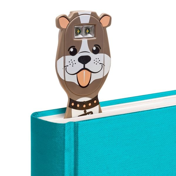 Produktbild: Flexilight Pals RC (Hund) - wiederaufladbares Leselicht - 2 in 1 Leselampe & Lesezeichen - LED Leselicht - Geschenk für Leser, Buchliebhaber - Deutsch