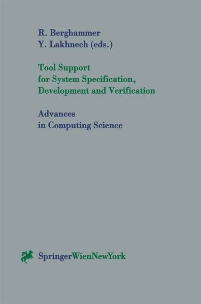 Produktbild: Tool Support for System Specification, Development and Verification
