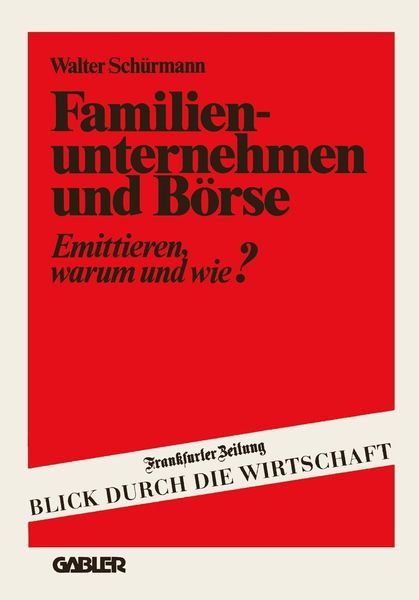 Produktbild: Familienunternehmen und B&ouml;rse