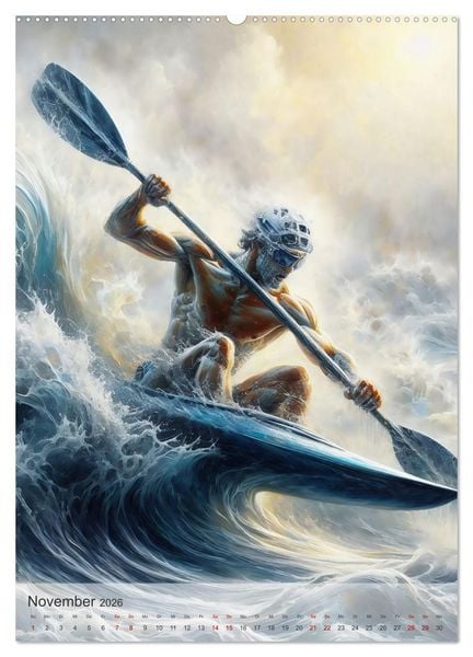Produktbild: NEVER STOP THE SPORT (hochwertiger Premium Wandkalender 2026 DIN A2 hoch), Kunstdruck in Hochglanz