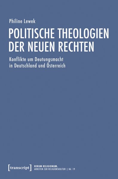 Produktbild: Politische Theologien der Neuen Rechten