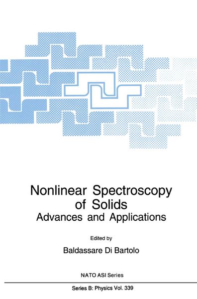 Produktbild: Nonlinear Spectroscopy of Solids
