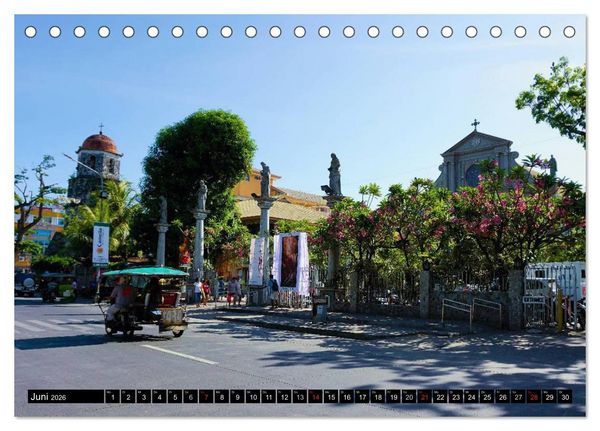 Produktbild: Kontrastreiche Philippinen (Tischkalender 2026 DIN A5 quer), CALVENDO Monatskalender
