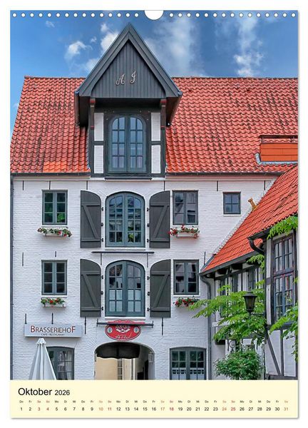 Produktbild: Flensburg - so bezaubernd (Wandkalender 2026 DIN A3 hoch), CALVENDO Monatskalender