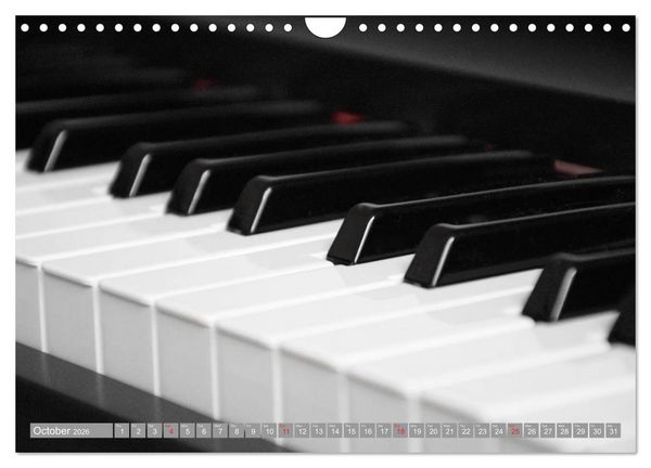 Produktbild: Music Magic of musical instruments (Wall Calendar 2026 DIN A4 landscape), CALVENDO 12 Month Wall Calendar