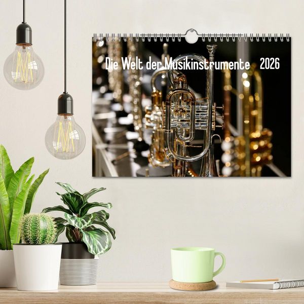 Produktbild: Die Welt der Musikinstrumente (Wandkalender 2026 DIN A4 quer), CALVENDO Monatskalender