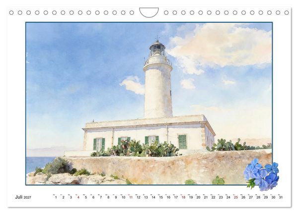 Produktbild: Karibisches Flair auf Formentera (Wandkalender 2027 DIN A4 quer), CALVENDO Monatskalender