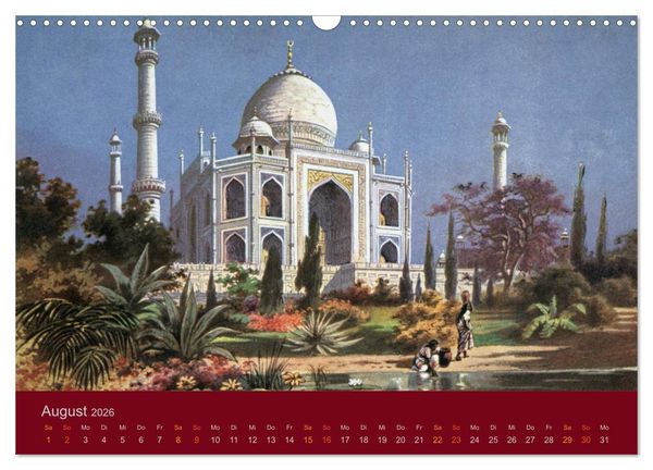 Produktbild: Altes Indien um 1900 (Wandkalender 2026 DIN A3 quer), CALVENDO Monatskalender