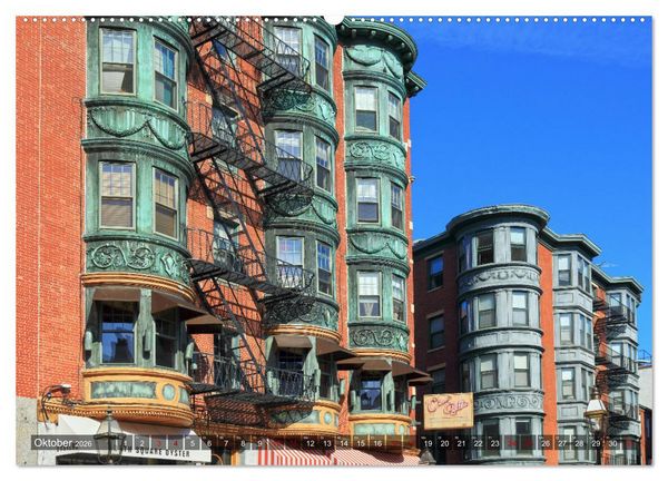 Produktbild: Boston - Stadt der Kontraste (hochwertiger Premium Wandkalender 2026 DIN A2 quer), Kunstdruck in Hochglanz