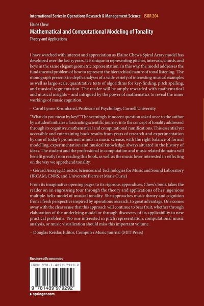 Produktbild: Mathematical and Computational Modeling of Tonality