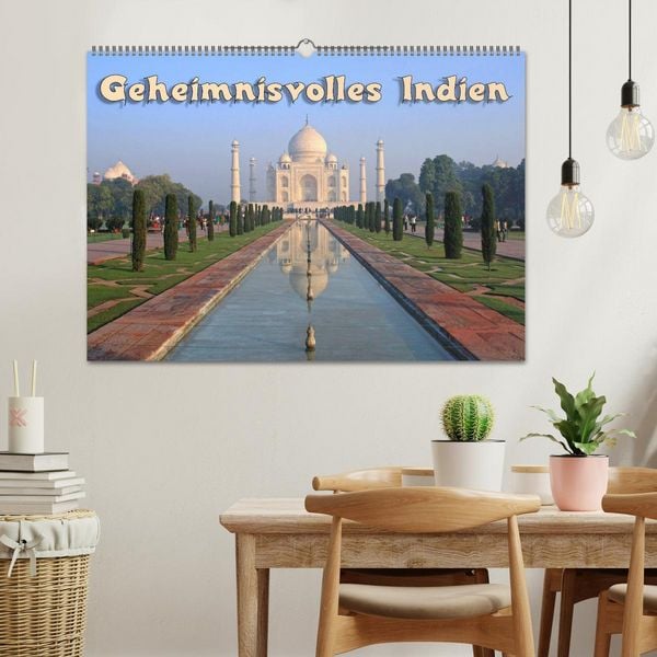 Produktbild: Geheimnisvolles Indien (Wandkalender 2026 DIN A2 quer), CALVENDO Monatskalender