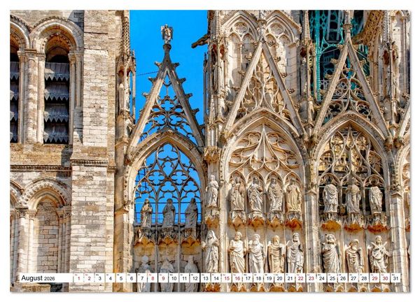 Produktbild: Rouen - ein traumhaftes Reiseziel (Wandkalender 2026 DIN A2 quer), CALVENDO Monatskalender