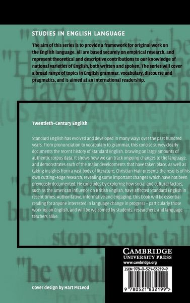 Produktbild: Twentieth-Century English