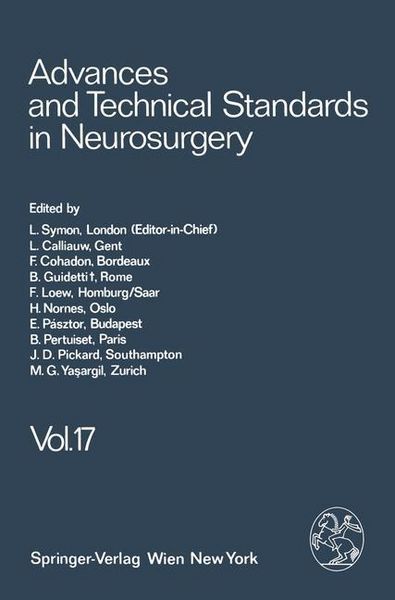 Produktbild: Advances and Technical Standards in Neurosurgery