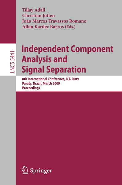 Produktbild: Independent Component Analysis and Signal Separation