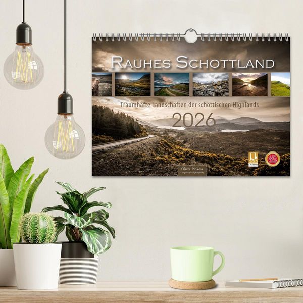 Produktbild: Rauhes Schottland (Wandkalender 2026 DIN A4 quer), CALVENDO Monatskalender