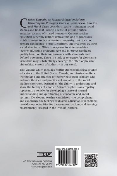 Produktbild: Critical Empathy as Teacher Education Reform