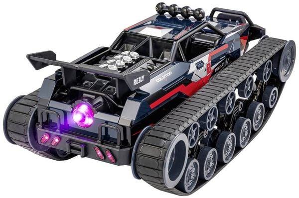 Produktbild: Reely All Terrain Brushed 1:12 Sonderfahrzeug Elektro Crawler Kettenantrieb RtR 2,4 GHz inkl. Akku und Ladekabel