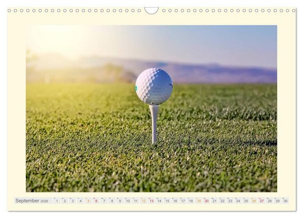 Produktbild: Golf - meine Leidenschaft (Wandkalender 2026 DIN A3 quer), CALVENDO Monatskalender