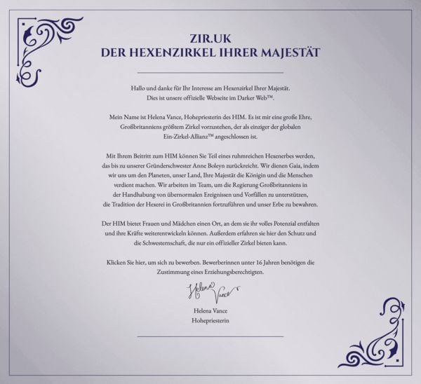Produktbild: Der Hexenzirkel Ihrer Majest&auml;t. Das begabte Kind