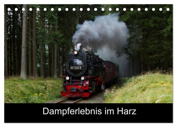 Produktbild: Dampferlebnis im Harz (Tischkalender 2026 DIN A5 quer), CALVENDO Monatskalender