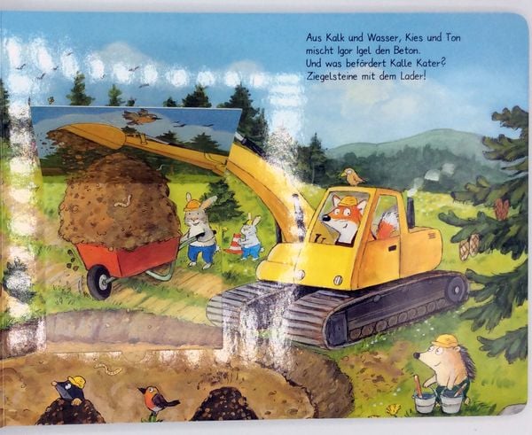 Produktbild: Benno Bibers Baustelle. Alle packen an, mit Bagger, LKW und Kran
