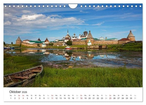 Produktbild: Russlands Norden 2026 (Wandkalender 2026 DIN A4 quer), CALVENDO Monatskalender