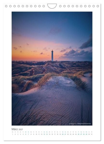 Produktbild: Leuchtt&uuml;rme an der Nordseek&uuml;ste (Wandkalender 2027 DIN A4 hoch), CALVENDO Monatskalender