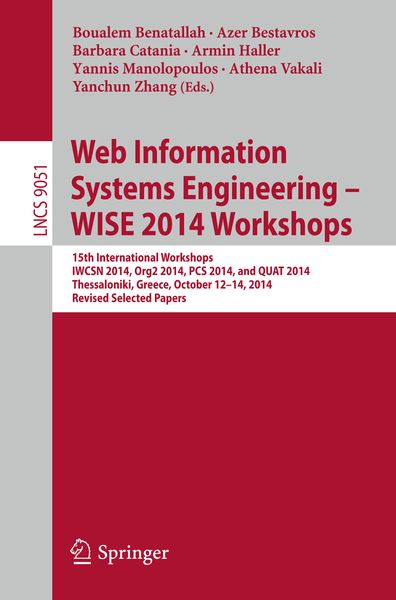 Produktbild: Web Information Systems Engineering &ndash; WISE 2014 Workshops
