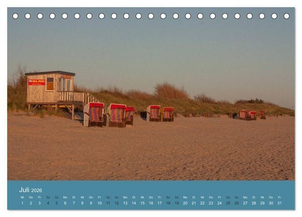 Produktbild: F&ouml;hr 2026. Portr&auml;t einer Insel (Tischkalender 2026 DIN A5 quer), CALVENDO Monatskalender