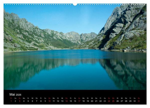 Produktbild: Landschaften Norwegens zwischen Polarkreis und Nordkap (Wandkalender 2026 DIN A2 quer), CALVENDO Monatskalender