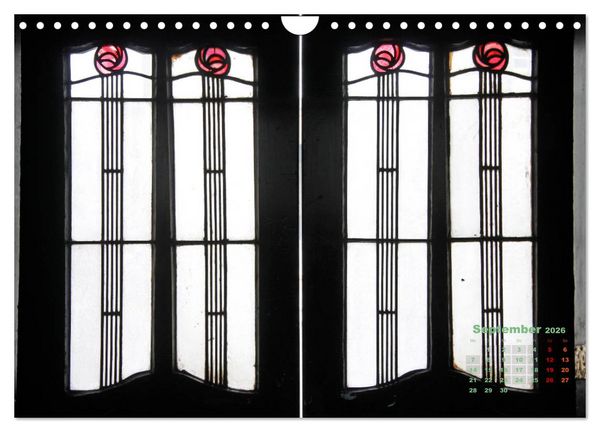 Produktbild: ArtDeco by Charles Rennie Mackintosh (Wandkalender 2026 DIN A4 quer), CALVENDO Monatskalender
