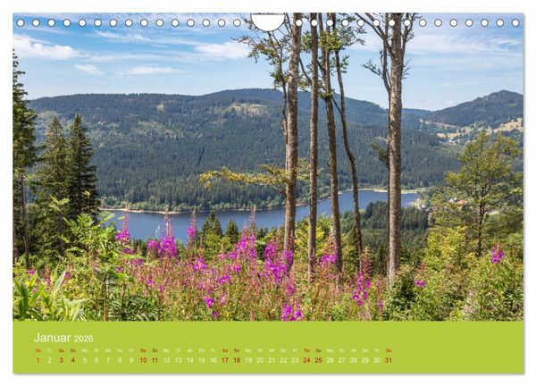 Produktbild: Hochschwarzwald - Traumhafte Landschaften im Schwarzwald (Wandkalender 2026 DIN A4 quer), CALVENDO Monatskalender