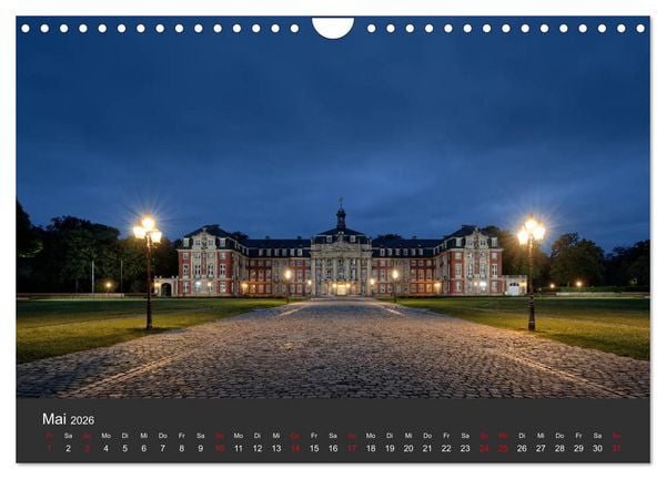 Produktbild: M&uuml;nster mit Licht (Wandkalender 2026 DIN A4 quer), CALVENDO Monatskalender