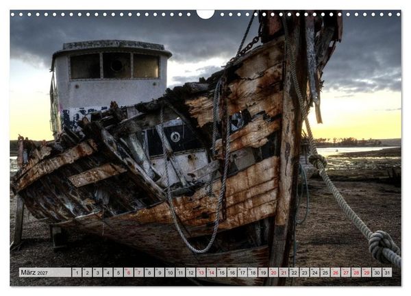 Produktbild: Cimeti&egrave;re de Bateaux de Rostellec (Wandkalender 2027 DIN A3 quer), CALVENDO Monatskalender
