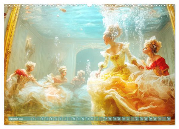 Produktbild: Opulente Unterwasserromanzen (hochwertiger Premium Wandkalender 2026 DIN A2 quer), Kunstdruck in Hochglanz