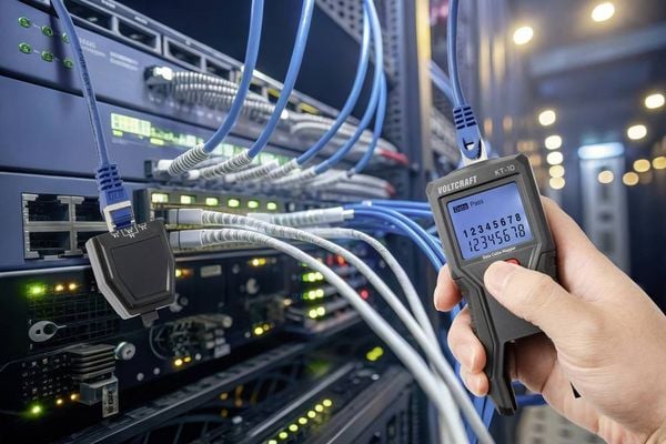 Produktbild: VOLTCRAFT Kabeltester KT-10 Datenkabel-Mapper