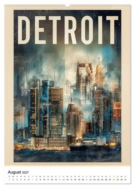 Produktbild: USA - Retro Journeys (Wandkalender 2027 DIN A2 hoch), CALVENDO Monatskalender
