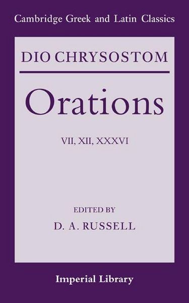 Produktbild: Dio Chrysostom Orations