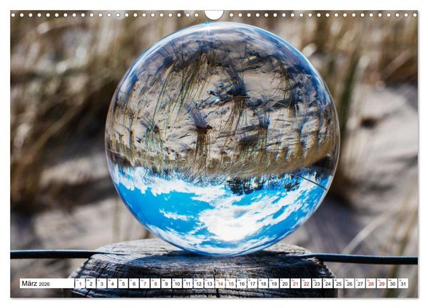 Produktbild: Lensball-Fotografie am Meer (Wandkalender 2026 DIN A3 quer), CALVENDO Monatskalender