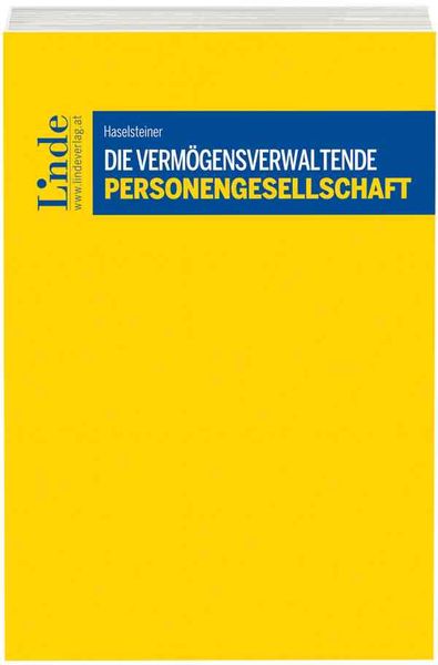 Produktbild: Die verm&ouml;gensverwaltende Personengesellschaft