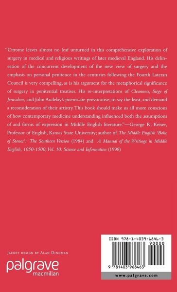 Produktbild: The Surgeon in Medieval English Literature